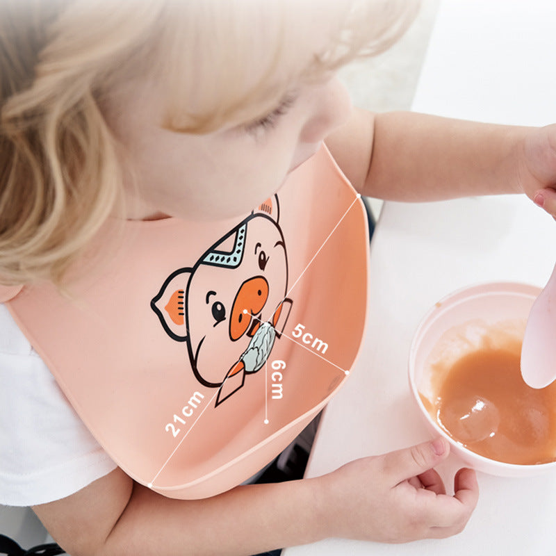 Cute Silicone Baby Bibs